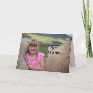 AS KIDS-VÄNSKAP-KORT TACK KORT