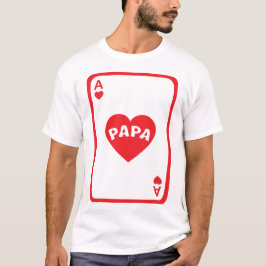 as papa carte coeur 1 t shirt