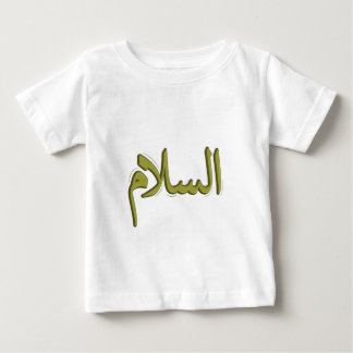 As-Salm Arabiska Calligraphy Baby Bra Jersey T Shirt
