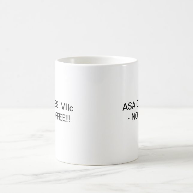 ASA CLASSIF. VIIc - INGET KAFFE Kaffemugg (Center)