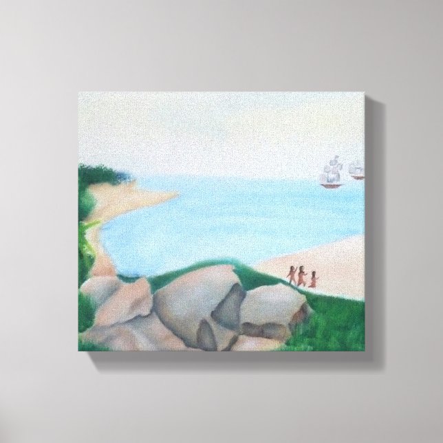 ASA CREATON Puerto Rico evil arrival Canvastryck (Framsida)