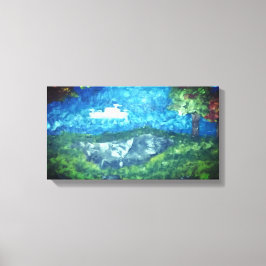 ASA CREATON water war Canvastryck