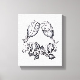 ASA CREATON West Virgina Canvastryck