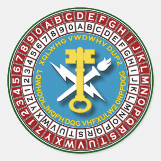 ASA INSCOM 2s Runt Klistermärke