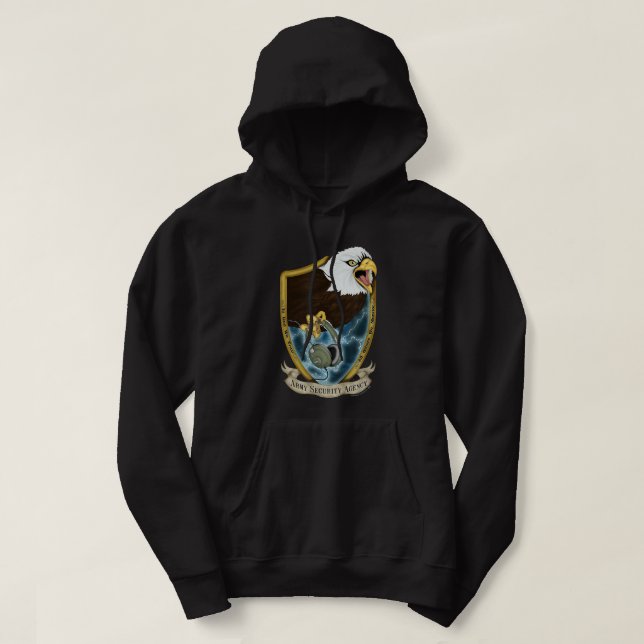 ASA:s armésäkerhetsbyrå Hoodie (Design framsida)