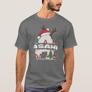 Asahi Christmasw Asahi Namn för roligt Julafton T Shirt