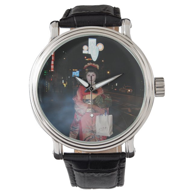 Asakusa Geisha Neo Tokyo Armbandsur (Framsida)
