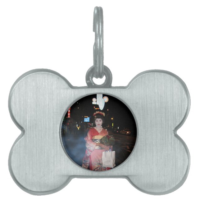Asakusa Geisha Neo Tokyo ID-bricka Husdjur (Framsidan)