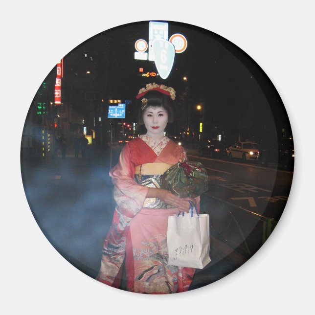 Asakusa Geisha Neo Tokyo Magnet (Framsidan)