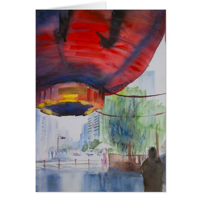 ASAKUSA Japan Hälsningskort (Framsidan)