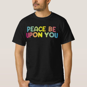Asalamu Alaikum Peace be om er islamiska arabiska T Shirt