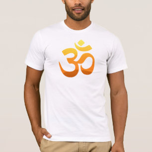 Asana Slappna av Meditation Yoga Om Mantra Symbol T Shirt