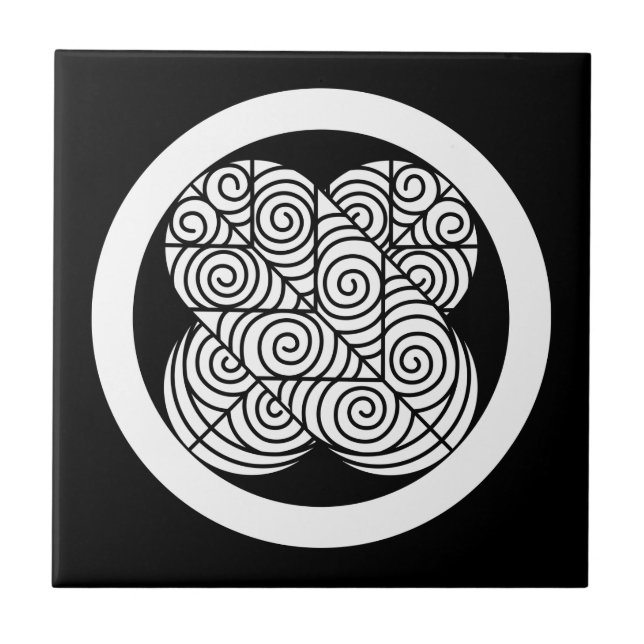 Asano Hawk-fjädrar Kakelplatta (Framsidan)