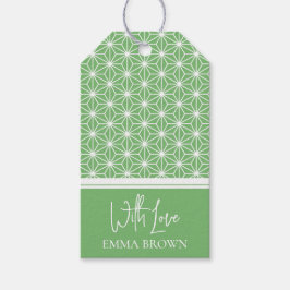 Asanoha | Japanska KIMONO mönster Presentetikett