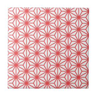 Asanoha RedPink Kakelplatta