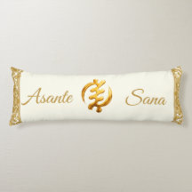 Asante Sana "Gye Nyame" Elfenbens Adinkra Heritage