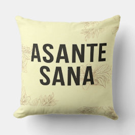 Asante Sana Smörkräm – Varm Guld Swahili Affi Kudde