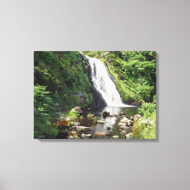 Asaranca Waterfall, Irland Canvastryck (Framsida)