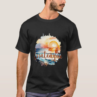 Asateague Island Coastal Sunset View T Shirt