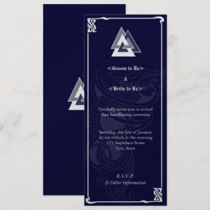 Asatru Handfasting Inbjudningar