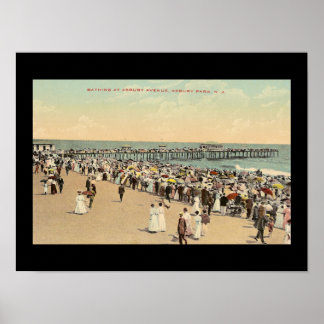 Asbury Avenue, Asbury Park, New jersey Poster