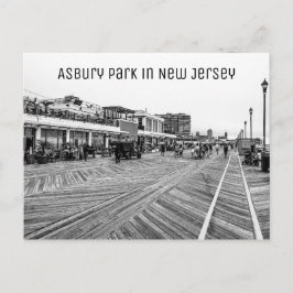 Asbury Park Beach i New jersey Vykort