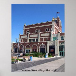 Asbury Park Boardpromenarparamount Theater Poster