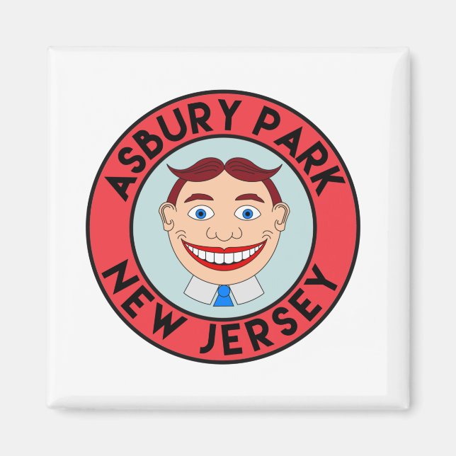 Asbury Park, New jersey Magnet (Framsidan)