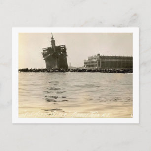 Asbury Park, New jersey, Morro Castle, Vintage Vykort