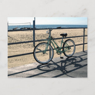 Asbury Park NJ Boardpromenad - Grönt Bicycle Vykort