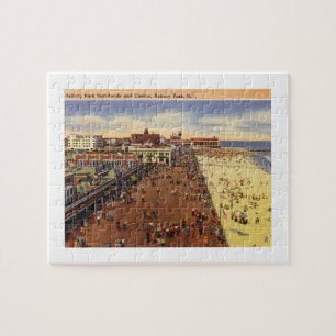 Asbury Park NJ, Boardwaldo, Casino, 1950-talets Vi Pussel