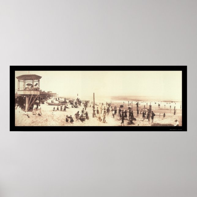 Asbury Park, NJ Photo 1902 Poster (Framsidan)