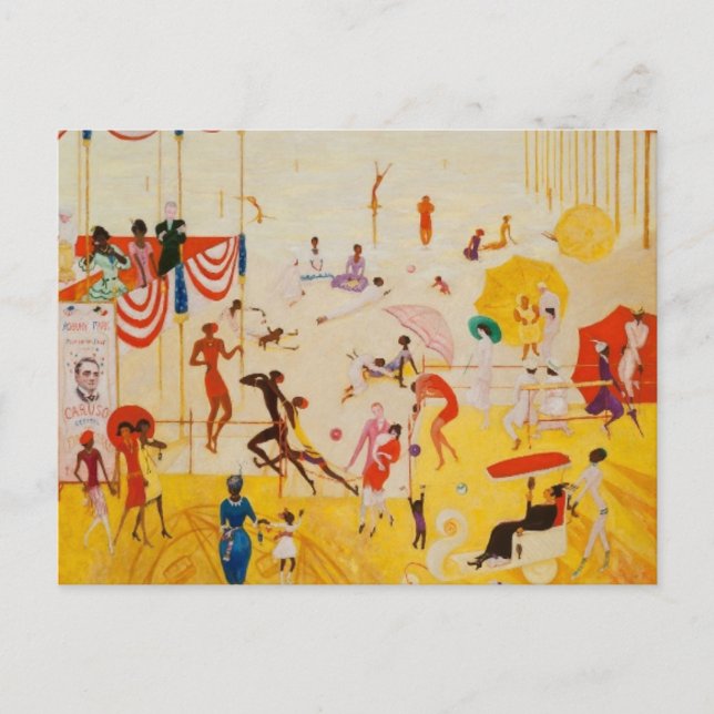 Asbury Park South av Florine Stettheimer Vykort (Framsida)