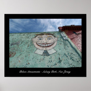 Asbury parkerar affischtrycket - slottmunterheter poster