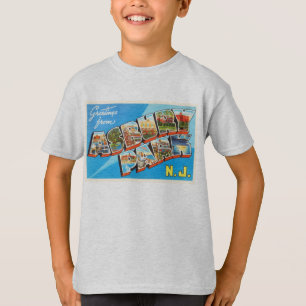 Asbury parkerar nytt - vintage resorVykortet för Tee