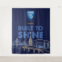ASCE Built to Shine Glänsande Banner