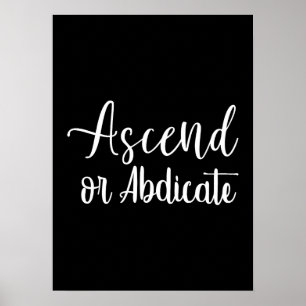 Ascend - Gym Hustle Success Motivational Poster