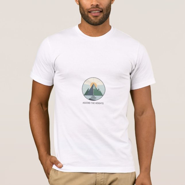 Ascend the heights  t shirt (Framsida)