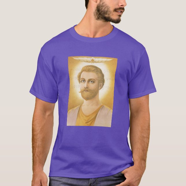 Ascended Master Saint Germain-7:e Ray Master T Shirt (Framsida)