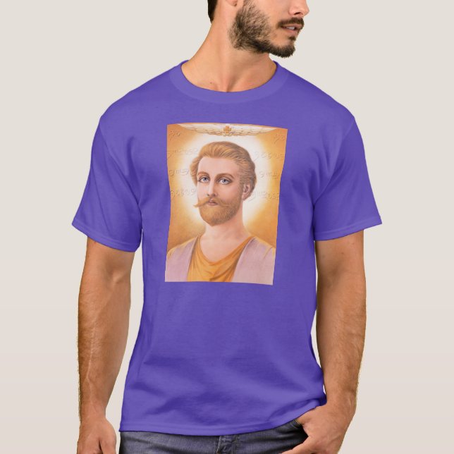 Ascended Master Saint Germain-7:e Ray Master Tee (Framsida)
