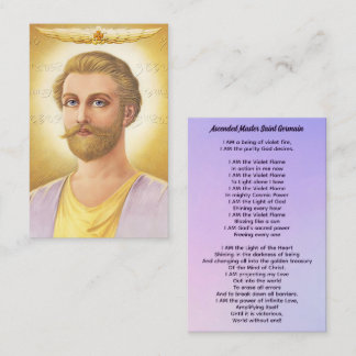 Ascended Master Saint Germain Visitkort