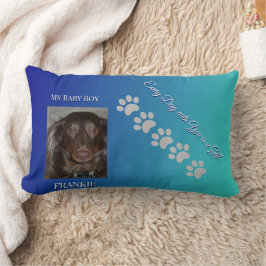 Ascending Pawprints Keepsake Lumbarkudde