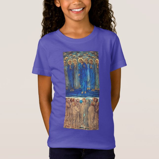 Ascension av Kristus av Edward Burne Jones T Shirt (Framsida)