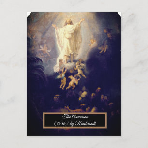 Ascension av Rembrandt Vykort