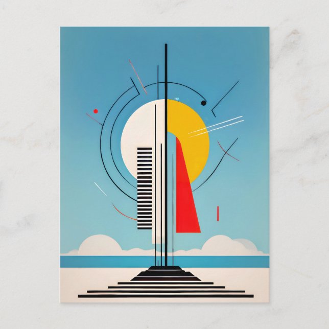  Ascension géométrique, vers l'équilibre cosmique Vykort (Framsida)