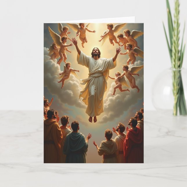 Ascension Himmelsk Scen Kort (Framsida)