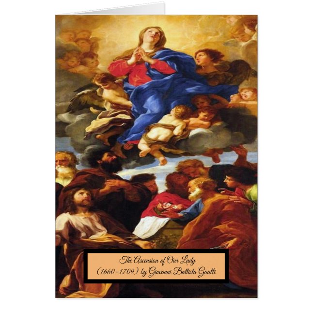 Ascension i Dam Hälsningskort (Framsidan)