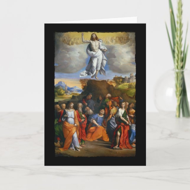 Ascension i Golden Clouds Helgkort (Framsida)