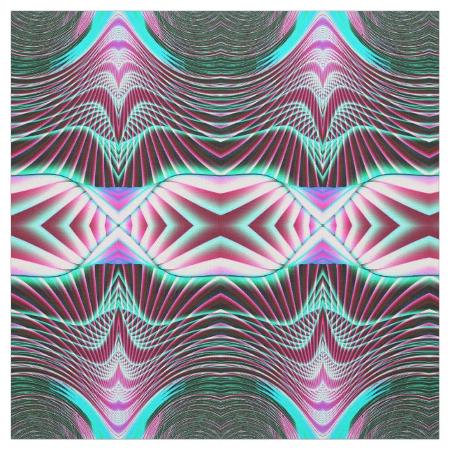 Ascension in i Heaven Fractal Abstrakt Fabric Tyg (Provkarta)