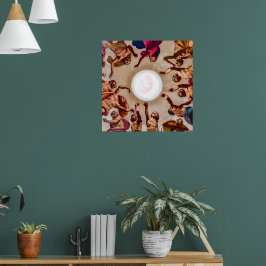 Ascension in Stone: Sicilian Baroque Ceiling of Di Poster